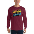 Maroon / S Bengali Ultra Cotton Long Sleeve T-Shirt - Bangla Swag