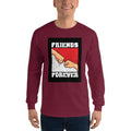 Maroon / S Bengali Ultra Cotton Long Sleeve T-Shirt -Friends Forever