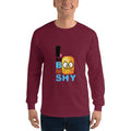 Maroon / S Bengali Ultra Cotton Long Sleeve T-Shirt - I, Ba Boo Mo Shy