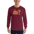 Maroon / S Bengali Ultra Cotton Long Sleeve T-Shirt - Tui Ki Parar Dada?