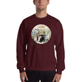 Maroon / S Bengali Unisex Heavy Blend Crewneck Sweatshirt - Amar Kolkata-Rickshow