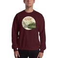 Maroon / S Bengali Unisex Heavy Blend Crewneck Sweatshirt - Amar Kolkata Tram