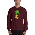 Maroon / S Bengali Unisex Heavy Blend Crewneck Sweatshirt - Bans Keno Jhare