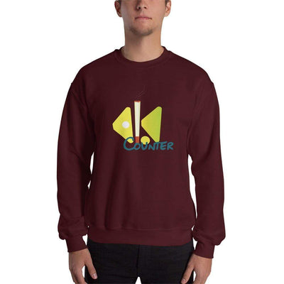 Maroon / S Bengali Unisex Heavy Blend Crewneck Sweatshirt - Bar Counter