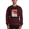 Maroon / S Bengali Unisex Heavy Blend Crewneck Sweatshirt -Friends Forever