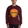 Maroon / S Bengali Unisex Heavy Blend Crewneck Sweatshirt - Howrah by the Dawn