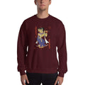 Maroon / S Bengali Unisex Heavy Blend Crewneck Sweatshirt - Kalankini Radha