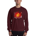 Maroon / S Bengali Unisex Heavy Blend Crewneck Sweatshirt - Maa Aaschen