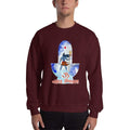 Maroon / S Bengali Unisex Heavy Blend Crewneck Sweatshirt - Om Namah Shivay-02