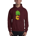 Maroon / S Bengali Unisex Heavy Blend Hooded Sweatshirt - Bans Keno Jhare