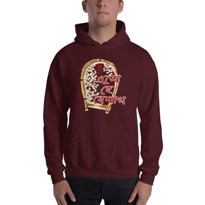 Maroon / S Bengali Unisex Heavy Blend Hooded Sweatshirt -  Eso He Baishakh