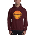 Maroon / S Bengali Unisex Heavy Blend Hooded Sweatshirt - Howrah by the Dawn