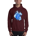 Maroon / S Bengali Unisex Heavy Blend Hooded Sweatshirt - Om Namah Shivay-03