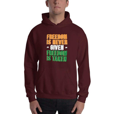 Maroon / S Freedomi Unisex Heavy Blend Hooded Sweatshirt - Freedom