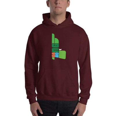 Maroon / S Gildan 18500 Unisex Heavy Blend Hooded Sweatshirt