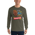 Military Green / S Bengali Ultra Cotton Long Sleeve T-Shirt -Bong Friendship Goals