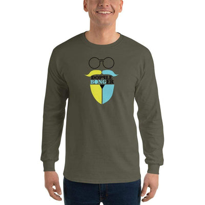 Military Green / S Bengali Ultra Cotton Long Sleeve T-Shirt - Dopple Bonger