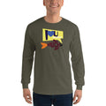 Military Green / S Bengali Ultra Cotton Long Sleeve T-Shirt - I love you so much