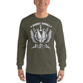 Military Green / S Bengali Ultra Cotton Long Sleeve T-Shirt - Winner Winner Ilish Dinner