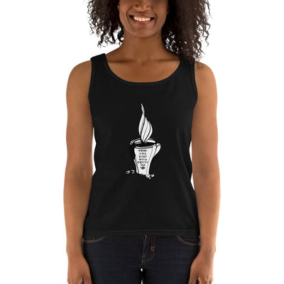 Women's Missy Fit Tank top - Good days start with coffee & you - mug