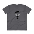 Men's Round Neck T Shirt - Goatee and Moustache