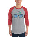 Men's 3/4th Sleeve Raglan T- Shirt - A sun-kissed Life: