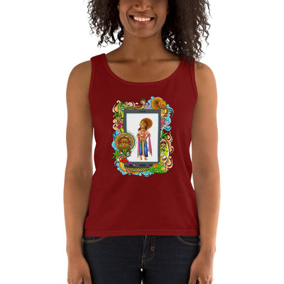 Women's Missy Fit Tank top - Onam- Mahabali