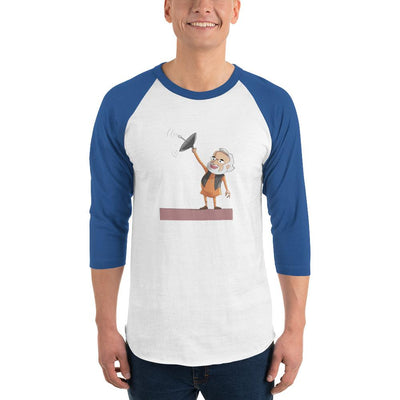 Men's 3/4th Sleeve Raglan T- Shirt - Modi- Cartoon