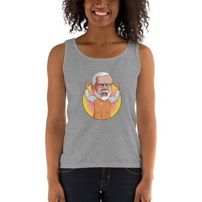 Women's Missy Fit Tank top - Narendra Modi- Raised Hands