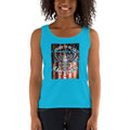 Women's Missy Fit Tank top - Proud to be an American- Eagle & Flag