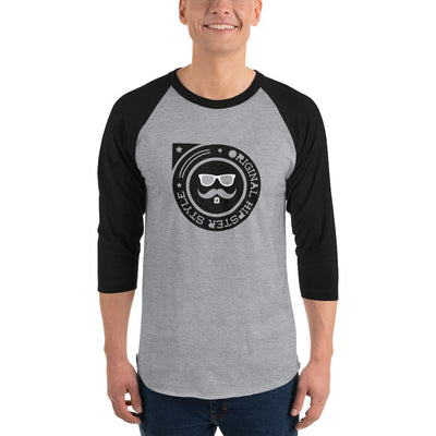 Men's 3/4th Sleeve Raglan T- Shirt - Original Hipster Style