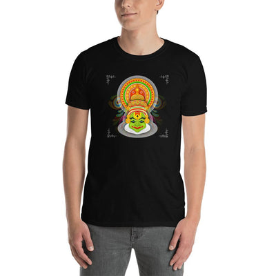 Men's Round Neck T Shirt - Onam- Kathakali Mask