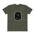 Men's V- Neck T Shirt - Barber Shop - Best in Town