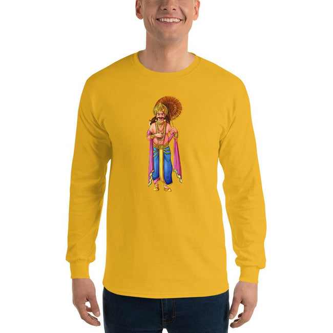 Men's Long Sleeve T-Shirt - Onam- Kerala Snapshot