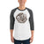 Men's 3/4th Sleeve Raglan T- Shirt - Wake up& drink a morning coffee