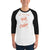 Men's 3/4th Sleeve Raglan T- Shirt - All you need is love