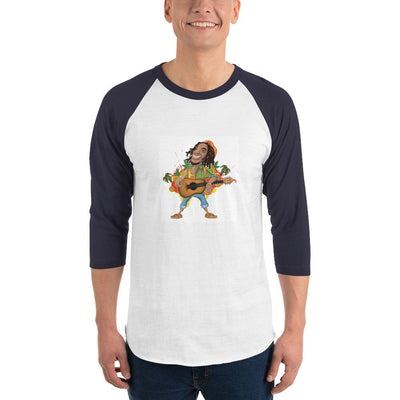 Men's 3/4th Sleeve Raglan T- Shirt - Ravishing Rockstar