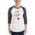 Men's 3/4th Sleeve Raglan T- Shirt - There's always time for coffee