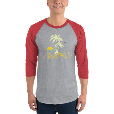 Men's 3/4th Sleeve Raglan T- Shirt - Hello Summer