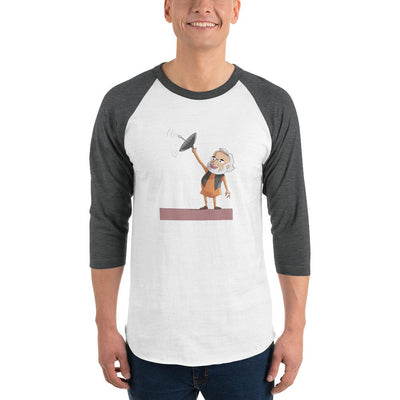 Men's 3/4th Sleeve Raglan T- Shirt - Modi- Cartoon