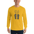 Men's Long Sleeve T-Shirt - Flip-Flop through Life