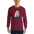 Men's Long Sleeve T-Shirt - Namo- Cartoon -Thumbs up