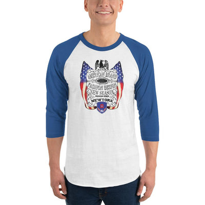 Men's 3/4th Sleeve Raglan T- Shirt - American  Brand Fashion Design