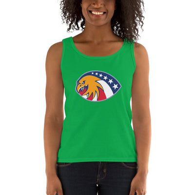 Women's Missy Fit Tank top - 6 Stars in a circle- Eagle Design