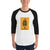 Men's 3/4th Sleeve Raglan T- Shirt - Am feeling Fine