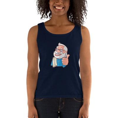 Women's Missy Fit Tank top - Namo- Cartoon -Thumbs up