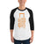 Men's 3/4th Sleeve Raglan T- Shirt - The Tireless Traveler: