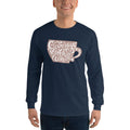 Men's Long Sleeve T-Shirt - Good days start with coffee