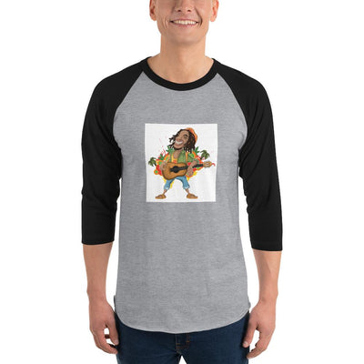Men's 3/4th Sleeve Raglan T- Shirt - Ravishing Rockstar