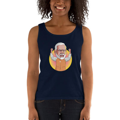 Women's Missy Fit Tank top - Narendra Modi- Raised Hands